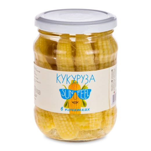 Кукуруза в початках 370 мл SUNFEEL