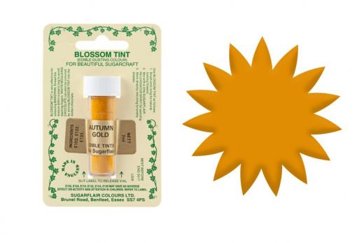Англ.Краситель сухой  7мл туба  Желтый Autumn Gold
