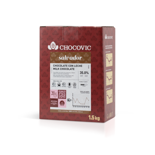 Шоколад Молочный 35% Salvador Chocovic CHM-T1CHVC-69B 1,5кг