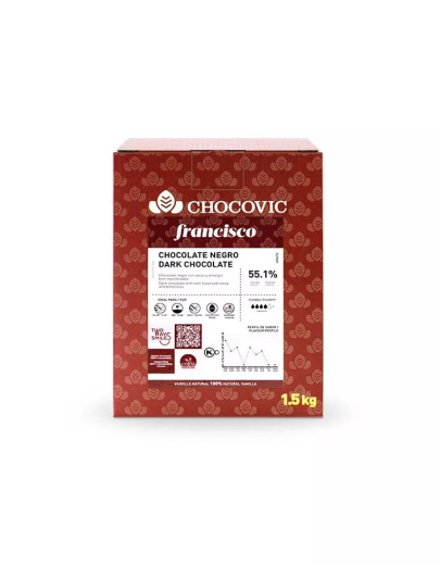 Шоколад Темный 55,1% Francisco Chocovic CHD-Q56CHCV-69B 1,5кг