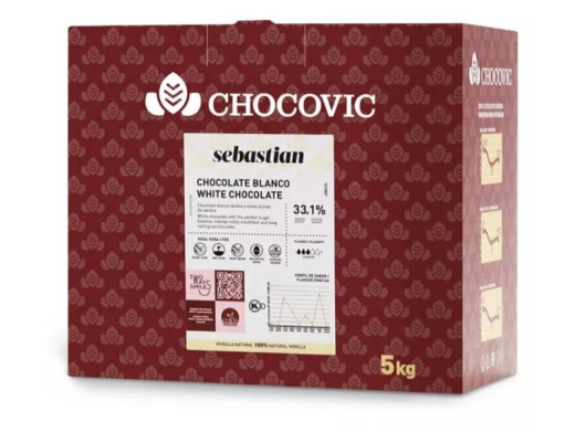 Шоколад Белый 33,1% Sebastian Chocovic CHW-S4CHVC-94B 5кг