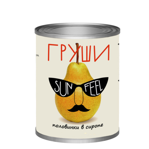 Груши половинки в сиропе sunfeel
