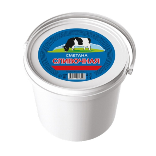 Сметана Экомилк Сливочная 20% 5кг