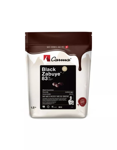 Шоколад Горький 83% Black Zabuye CARMA 1,5кг пакет CHD-N199BLZAE6-Z71