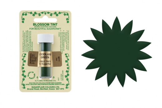 Англ.Краситель сухой  7мл туба  Зеленый Woodland Green